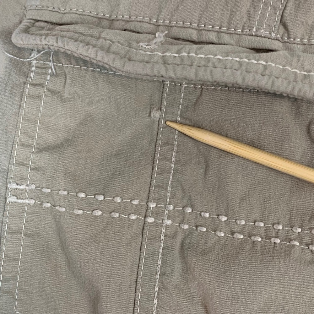 Kuhl Mova Khaki Tan Roll Up Cargo Hiking Pants Womens 14 Stretch Lightweight - Picture 12 of 14